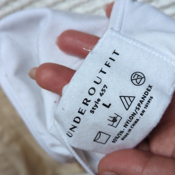 Under Outfit Bundle 4 Large Bras Purple Green White Cream Different Styles - Picture 4 of 5